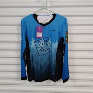 25th Annual Mickelson Trail Trek PRIMAL Women's Long Sleeve Cycling Jersey L New